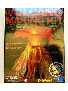 Kids Labs 4M Education Science volcano making kid lava eruption New sealed